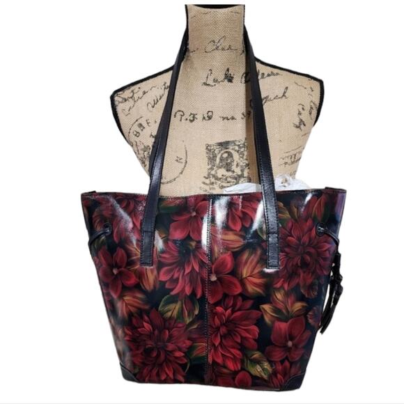 Patricia Nash‎ KEMBLE TOTE English Rustic Mums Collection new!!! - Picture 1 of 10